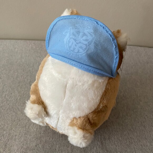 NWOT SKJ USA INC Mochishiba Shiba Inu Dog Blue Bib Japan 7" 2018 - Picture 8 of 11